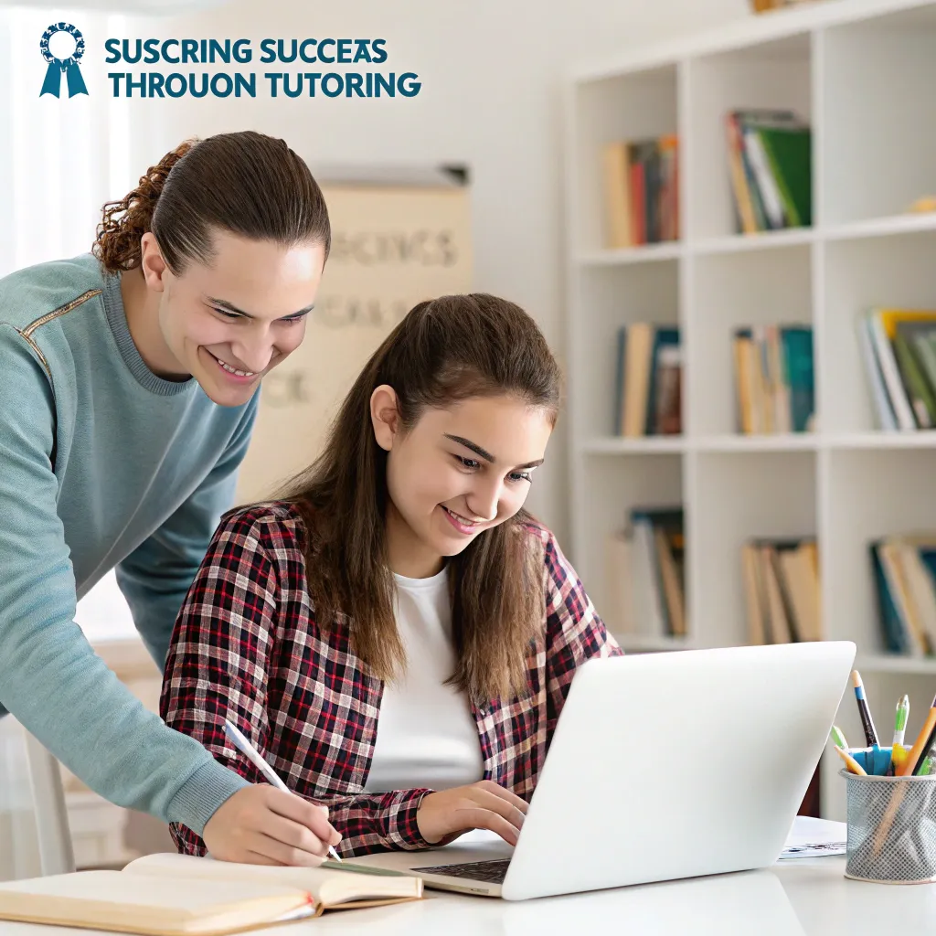 Student achieving success through tutoring